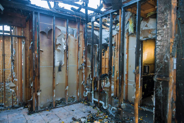 Professional Fire Damage Removal technician working in Florence, NJ